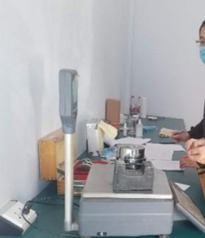 為福建某食品廠的電子秤提供校準檢定服務.png