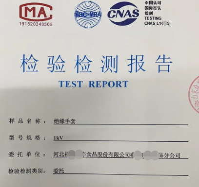 廊坊電力安全工器具檢測(cè)報(bào)告